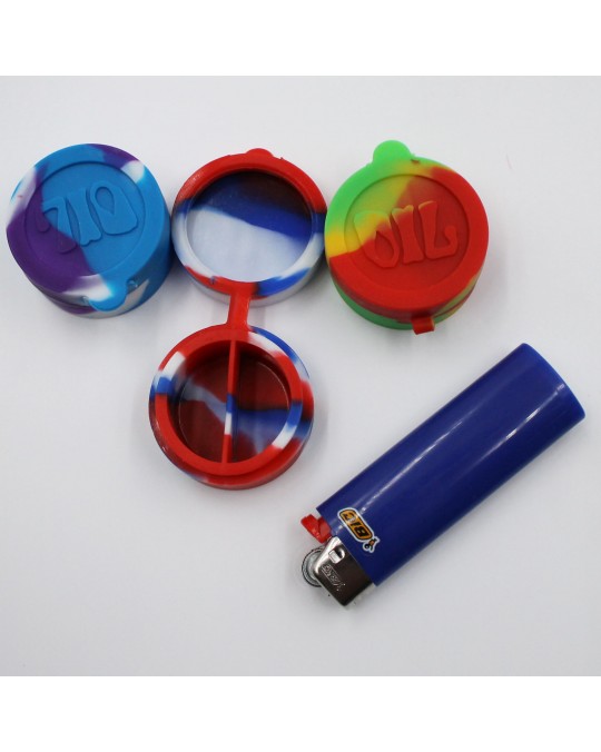 710 DIVIDED SILICONE JAR